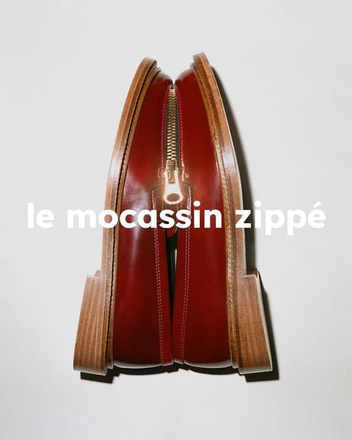 le mocassin zippé