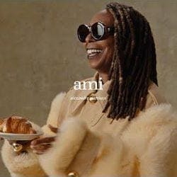 Whoopi Goldberg for AMI Paris F/W 2024 C... — AMI