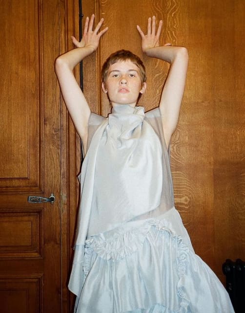 Carven S/S 25 backstages by Tess Petroni... — Carven