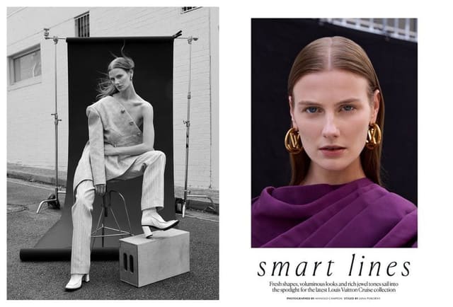 SMART LINES — Marie Claire Australia