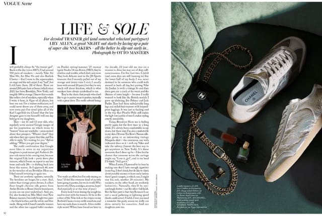 LIFE & SOLE — British Vogue