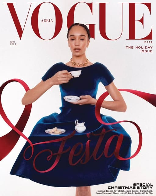 Vogue Adria December 2024 Cover — Vogue Adria