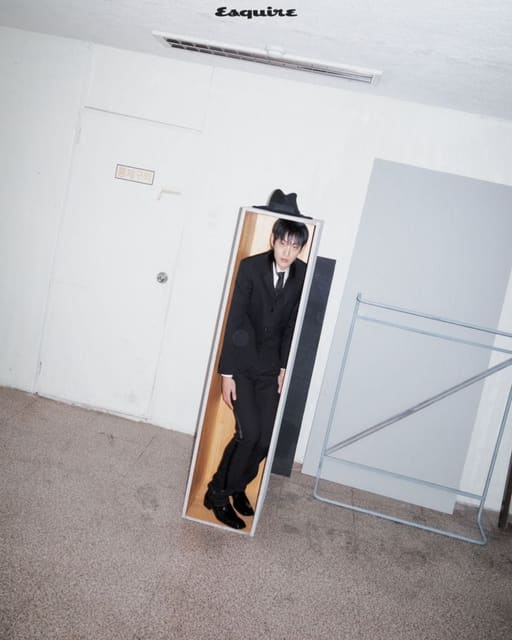 Coolly Styled Dress Suit by Ted Min — Esquire Korea