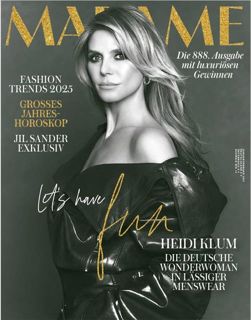 Madame Germany January 2025 Cover — Madame Germany