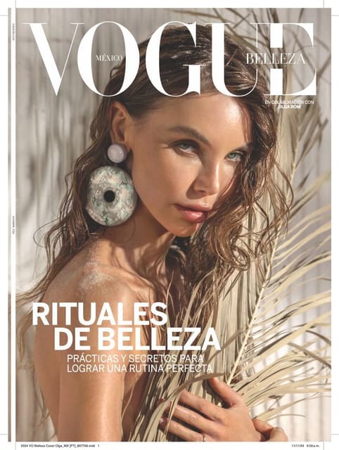 Vogue Mexico Belleza December 2024 Cover... — Vogue Mexico