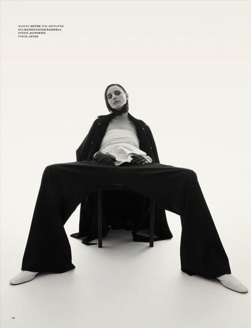 Nina K by Mathieu Puga — Harper's Bazaar Kazakhstan