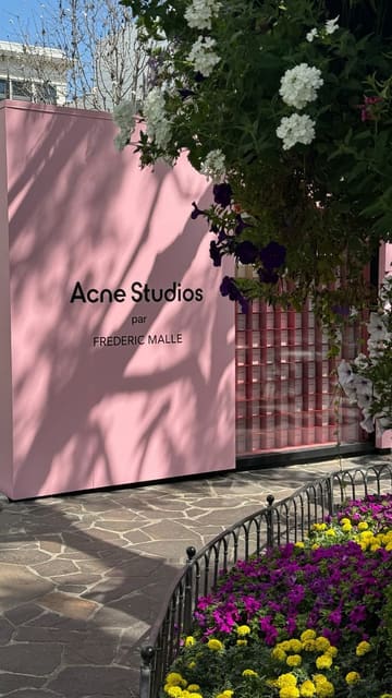 Acne x Frédéric Malle Pop Up — Acne Studios