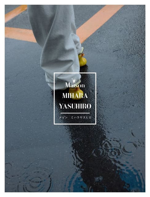 Maison Mihara Yasuhiro Spring/Summer 2025 Campaign — Mihara Yasuhiro