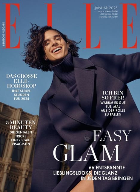 Elle Germany January 2025 Cover — Elle Germany