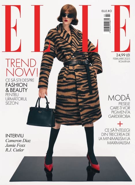 ELLE Romania February 2025 Cover — Elle Romania