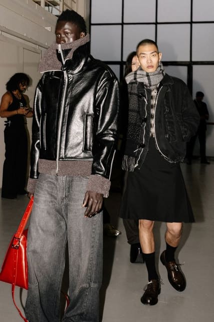 Jordanluca F/W 25 Show backstage — The Pink Prince