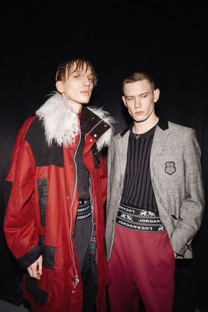 Jordanluca F/W 25 Show backstage — The Pink Prince