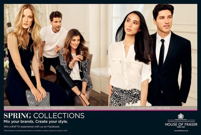 House of Fraser S/S 14 — House of Fraser