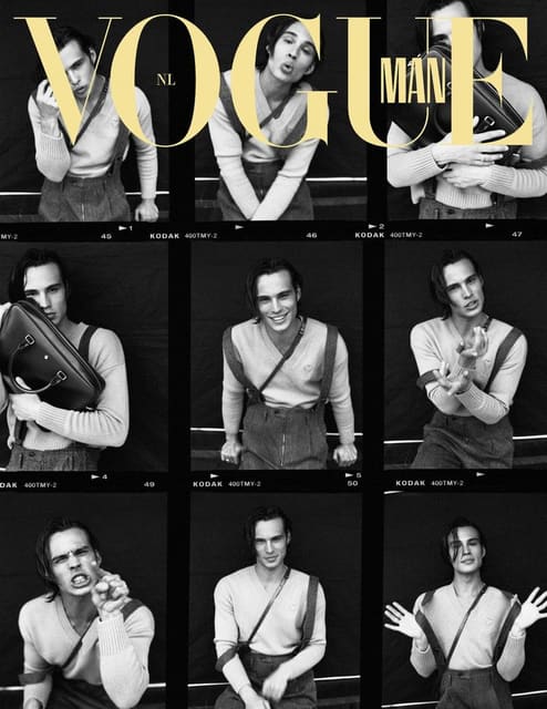 Louis Baines Cover — Vogue Netherlands Man