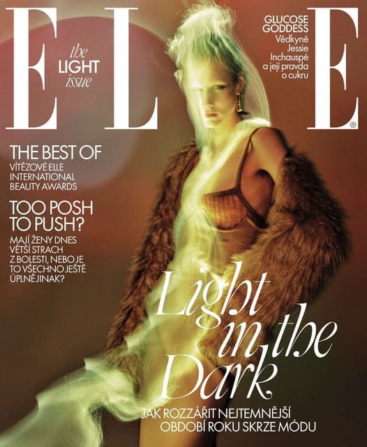 Elle Czech Republic January 2025 Cover — Elle Czech Republic