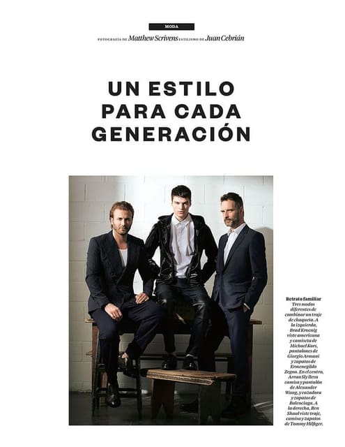 UN ESTILO PARA CADA GENERACIÓN — El Pais Semanal