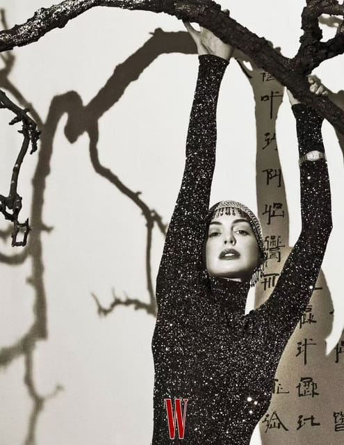Anne Hathaway by Zhong Lin — W Magazine