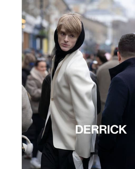 DERRICK A/W 25 photographed by Mikey Massey — Derrick