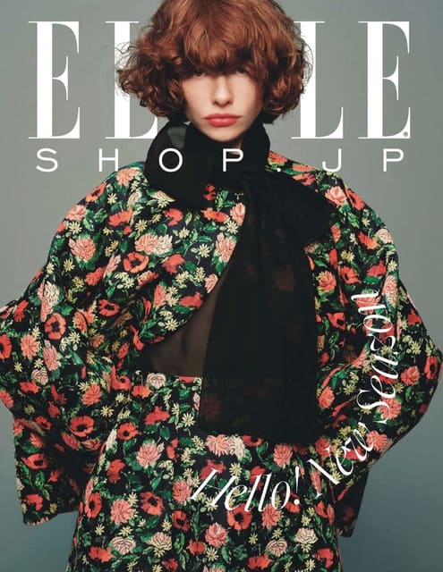 Hello New Season by Saki Omi — Elle Japan