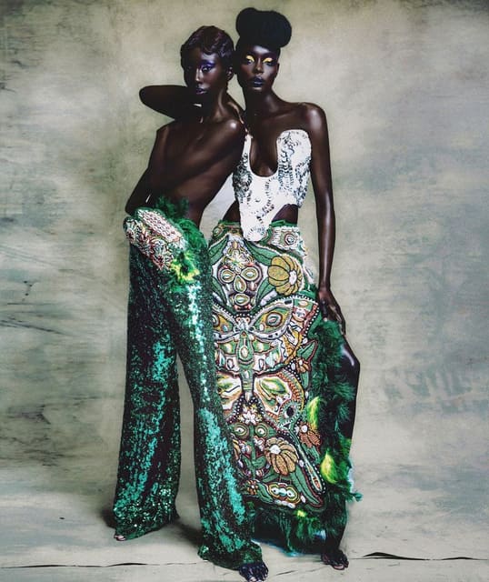 Mardi Gras Indian Artistry Meets High Fa... — VOGUE.com