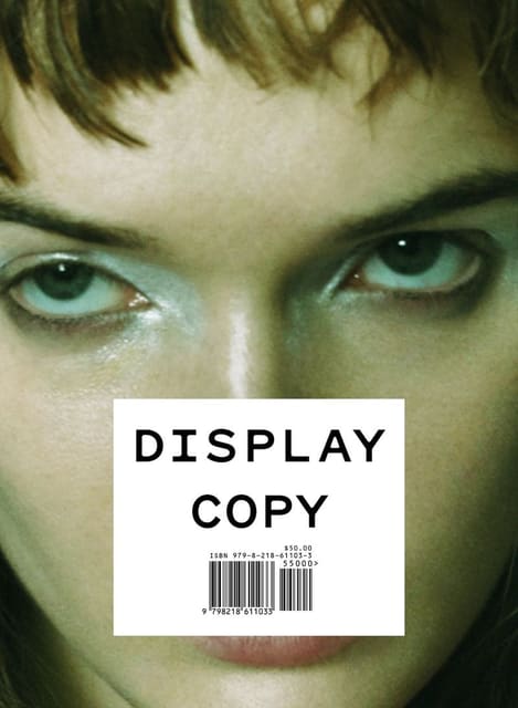 Display Copy Volume 3 Spring 2025 Covers — Display Copy