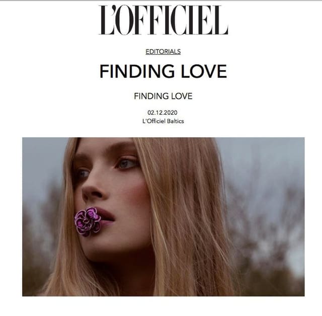 FINDING LOVE by Marie Burnett — L'Officiel Baltic