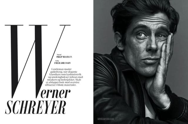Werner Schreyer — Cover Man Magazine