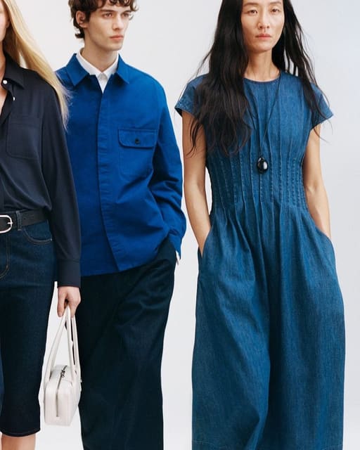 Arket S/S 25 Blue Denim Campaign — Arket
