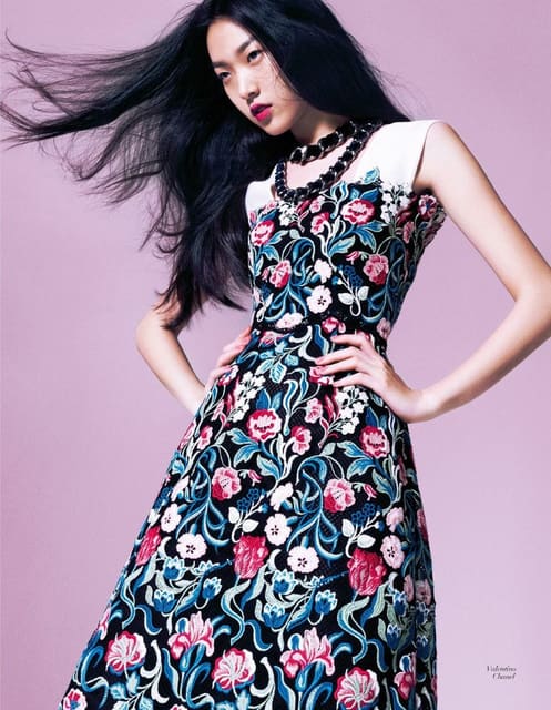 A Burst of Retro Flowers — Vogue China