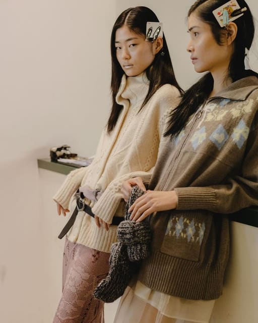 Marco Rambaldi F/W25 Backstage — Marco Rambaldi