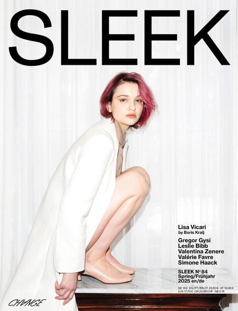Sleek Magazine #84 S/S 2025 Cover — Sleek Magazine