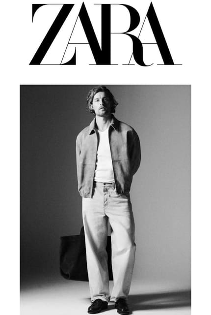 Zara Man 90’s archive S/S 25 campaign — Zara