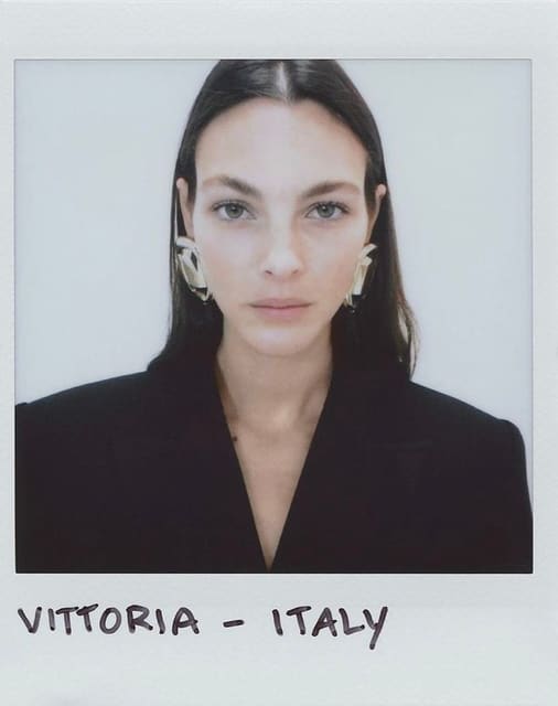 Givenchy F/W 2025 Show Girls Polaroids — Givenchy