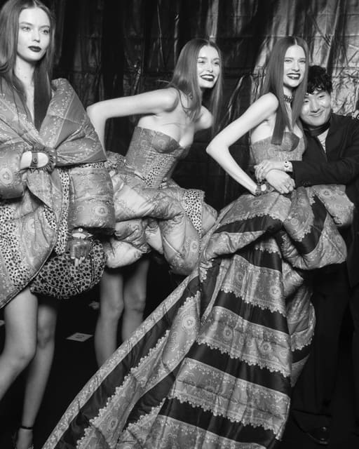 VERSACE FALL/WINTER 2025 - Backstage Sho... — Versace