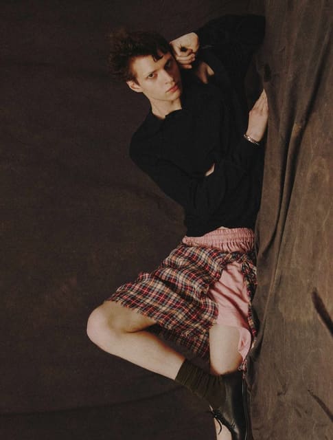 Double check photo by Giuseppe Palazzolo — L'Officiel Hommes Italia