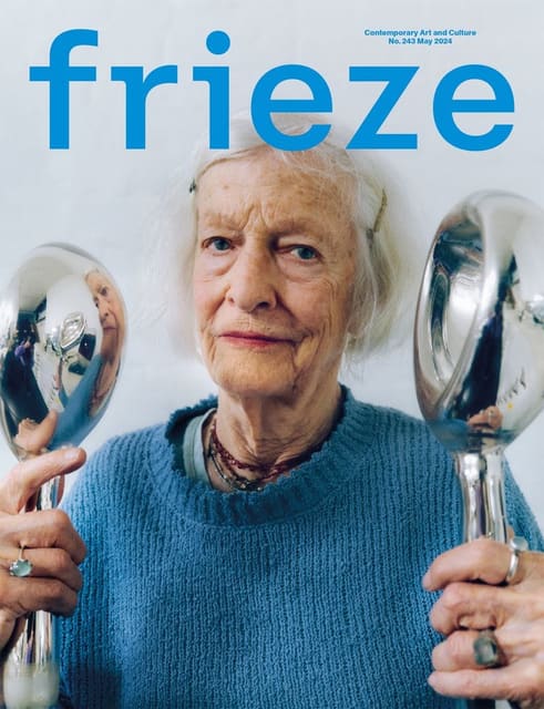 Frieze Magazine May 2024 Cover: Joan Jonas — Frieze Magazine