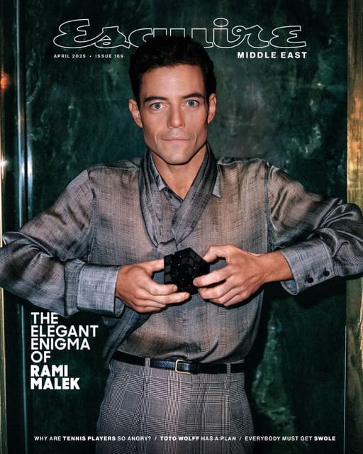 Esquire Middle East April 2025 Cover: Rami Malek — Esquire Middle East
