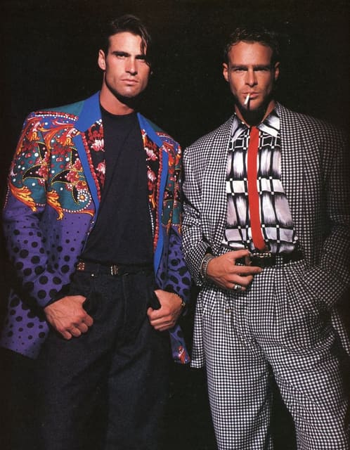 VERSACE UOMO SPRING/SUMMER 1991 - Backst... — Versace