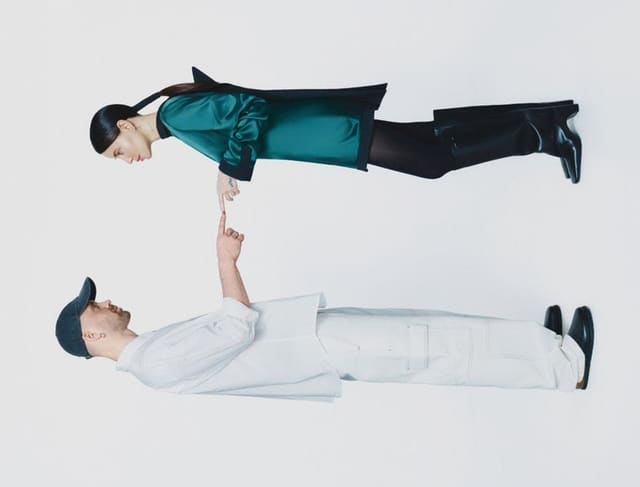 Nadya Dorofeeva and Misha Katsurin by Da... — Elle Ukraine