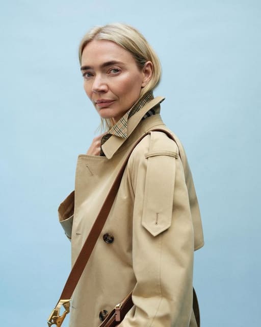 Gabardine trench coat — Burberry