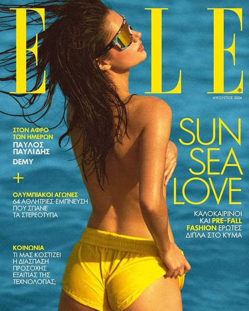 Elle Greece August 2024 Cover — Elle Greece