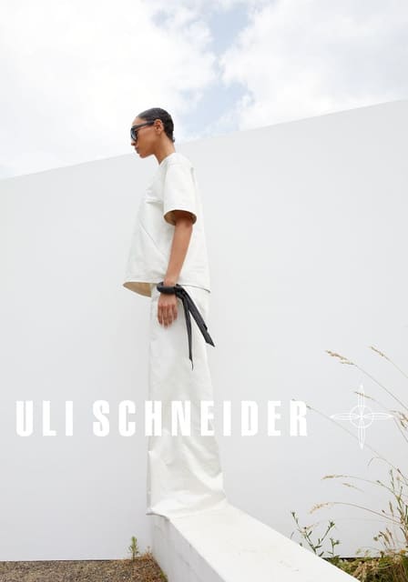 SHAPES EDITION ULI SCHNEIDER Campaign