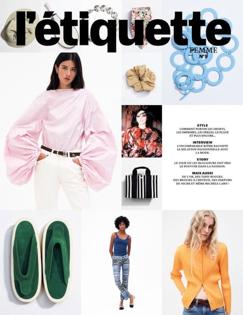 L'Étiquette Magazine Femme N°5 S/S 2025 Cover — L'Étiquette Magazine Femme