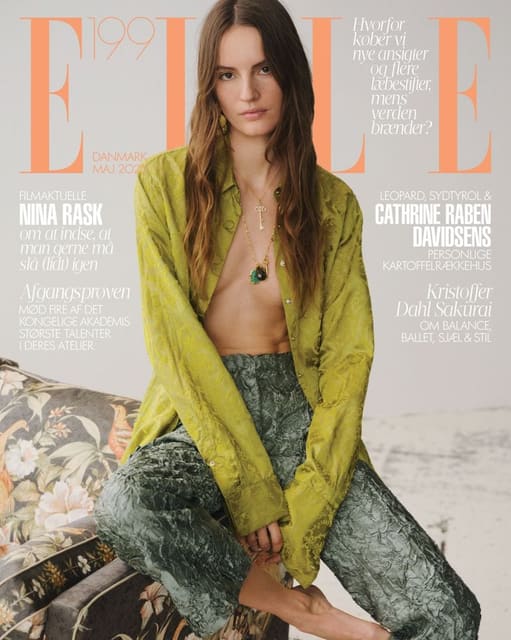 Elle Denmark May 2025 Cover — Elle Denmark