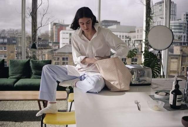 Moynat M Pink Canvas — Moynat