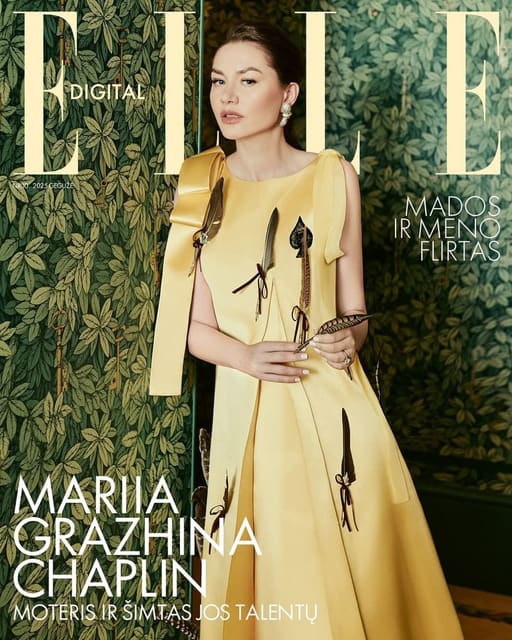 Elle Lithuania May 2025 Cover — Elle Lithuania