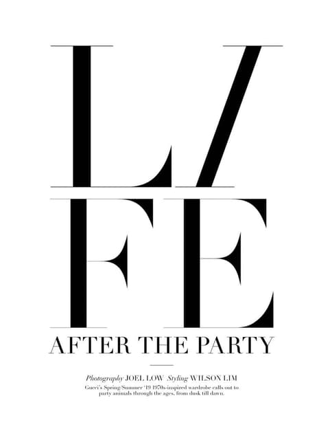 Life After The Party — Men's Folio Singapore