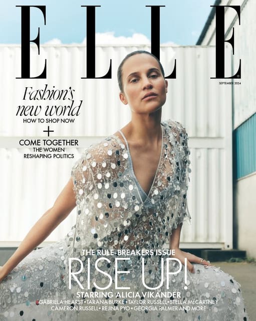 Elle UK September 2024 Cover — Elle UK