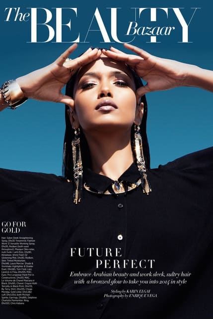 Future Perfect with model Garima Parnami — Harper's Bazaar Arabia