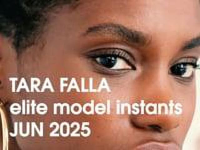 TARA FALLA elite model instants JUN 2025 — Video